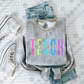 Teach Fifth Grade Neon Spaced