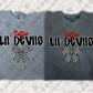 Sutton Lil' Devils Checker Bow