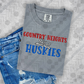 Country Heights Huskies Dalmatian Bow