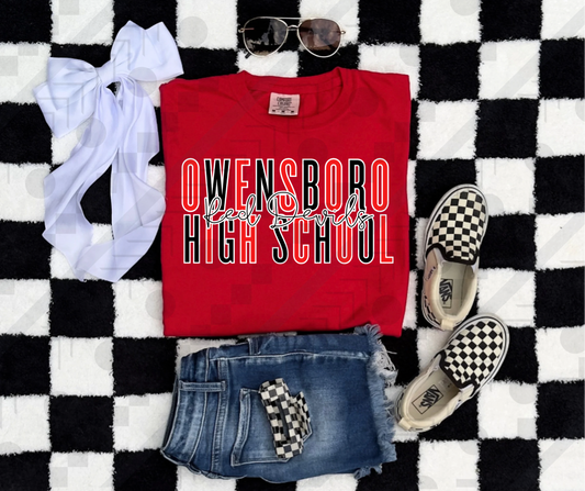 Owensboro High School Red Devils Spaced