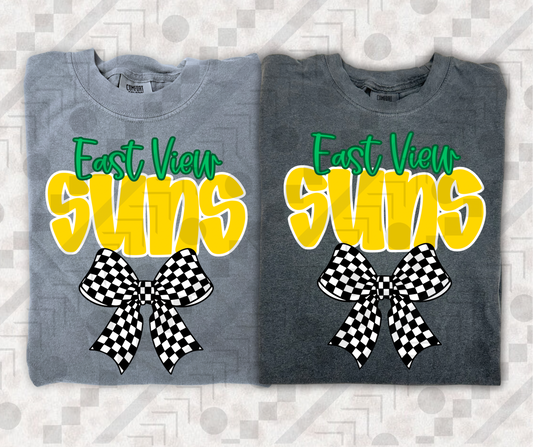 East View Suns Checker Bow