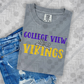 College View Vikings Dalmatian Bow
