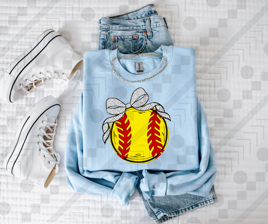 Dalmatian Bow Softball