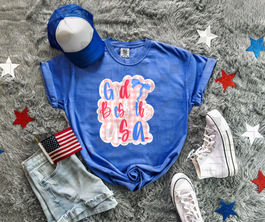 God Bless The USA Gingham