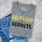 Highland Hornets Dalmatian Bow