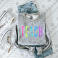 Teach English Neon Spaced