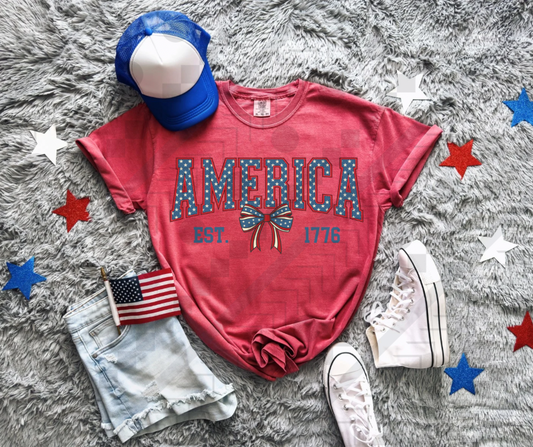 America Est. 1776 Bow