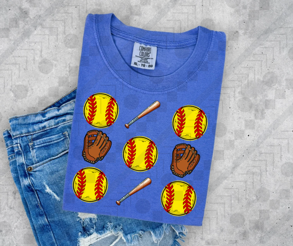 Softball Collage