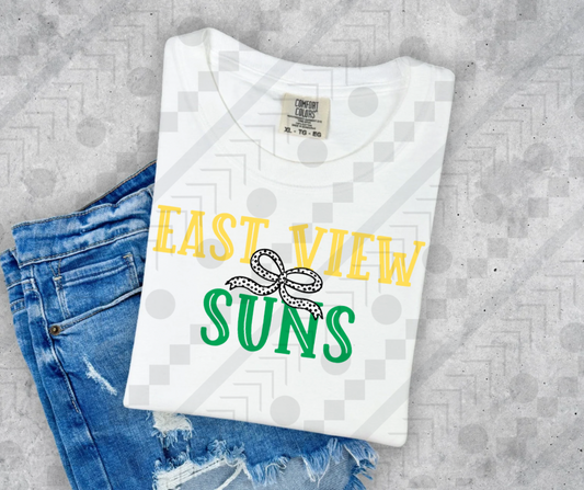 East View Suns Dalmatian Bow