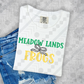 Meadow Lands Frogs Dalmatian Bow