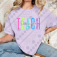 Teach Daycare Neon Spaced