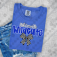 Whitesville Wildcats Checker Bow