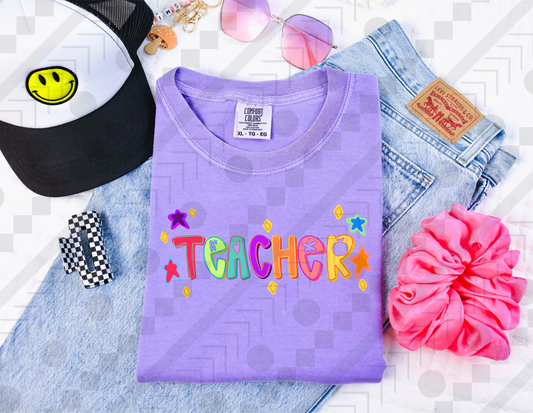 Teacher Retro Star