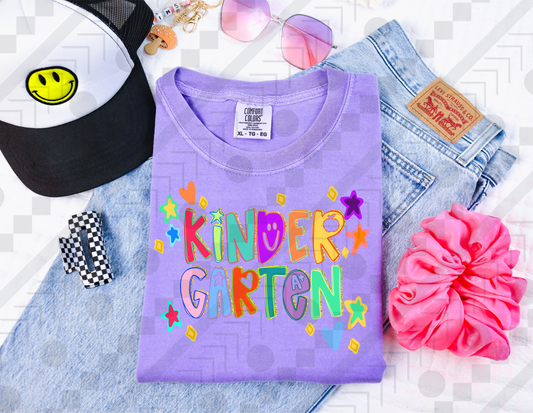 Kindergarten Retro Star