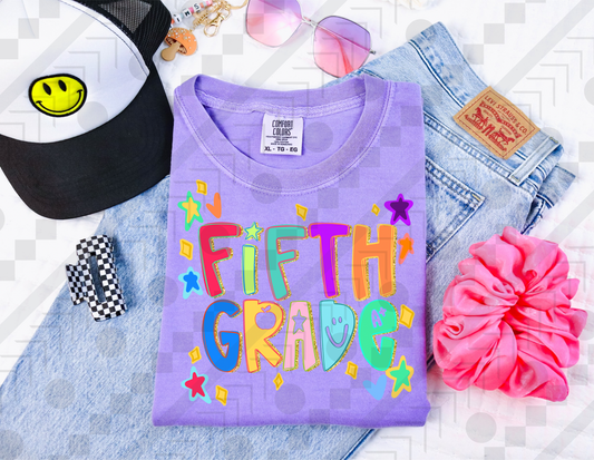 Fifth Grade Retro Star