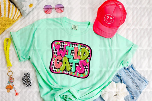 Wildcats Diamond Gingham
