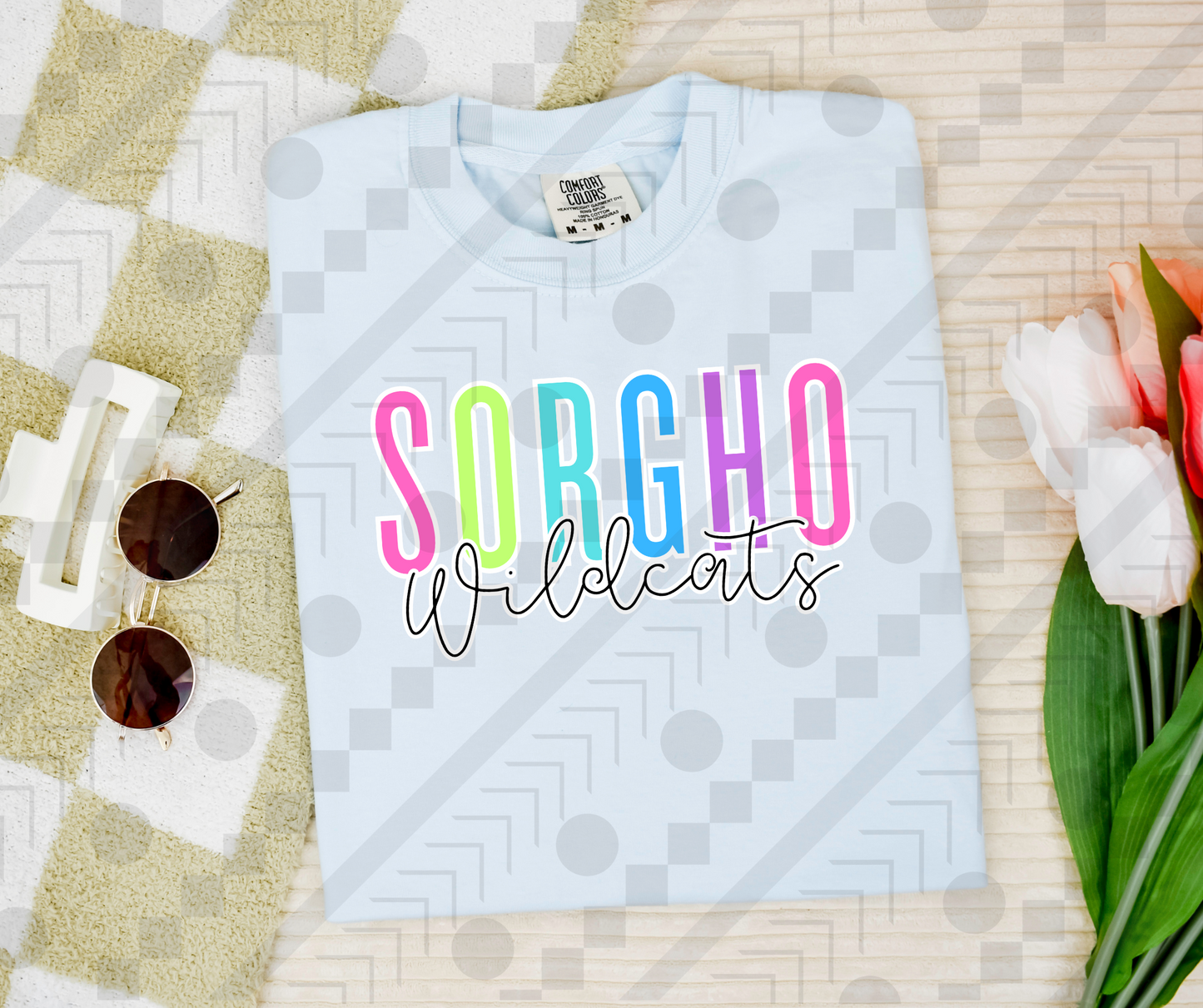 Sorgho Wildcats Neon Spaced
