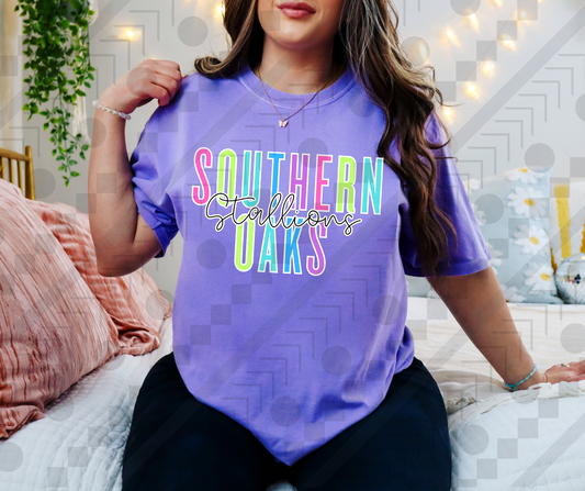 Southern Oaks Stallions Neon Spaced