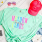 Meadow Lands Frogs Neon Spaced