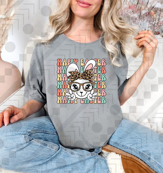 Happy Easter Bunny Peace Sign