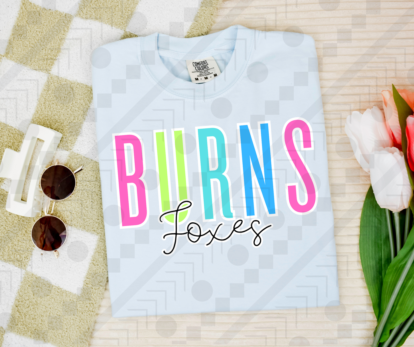 Burns Foxes Neon Spaced