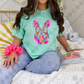 Dalmatian Bow Brushstroke Bunny