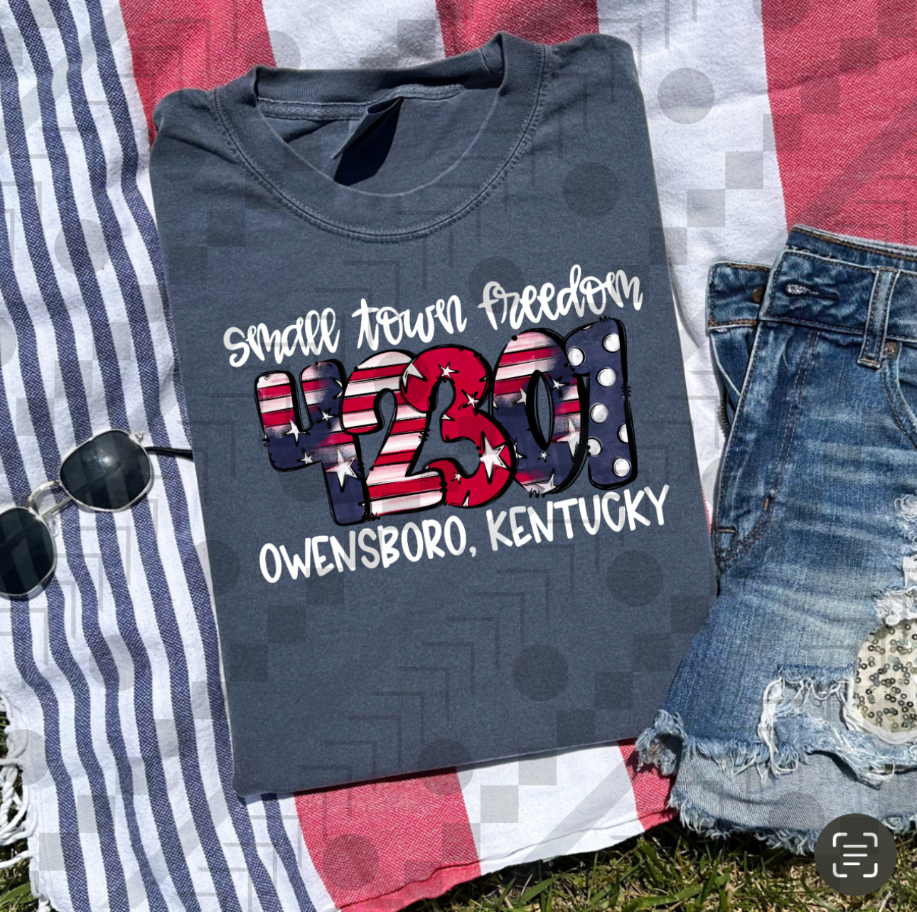 Patriotic Owensboro Kentucky 42301 (White)