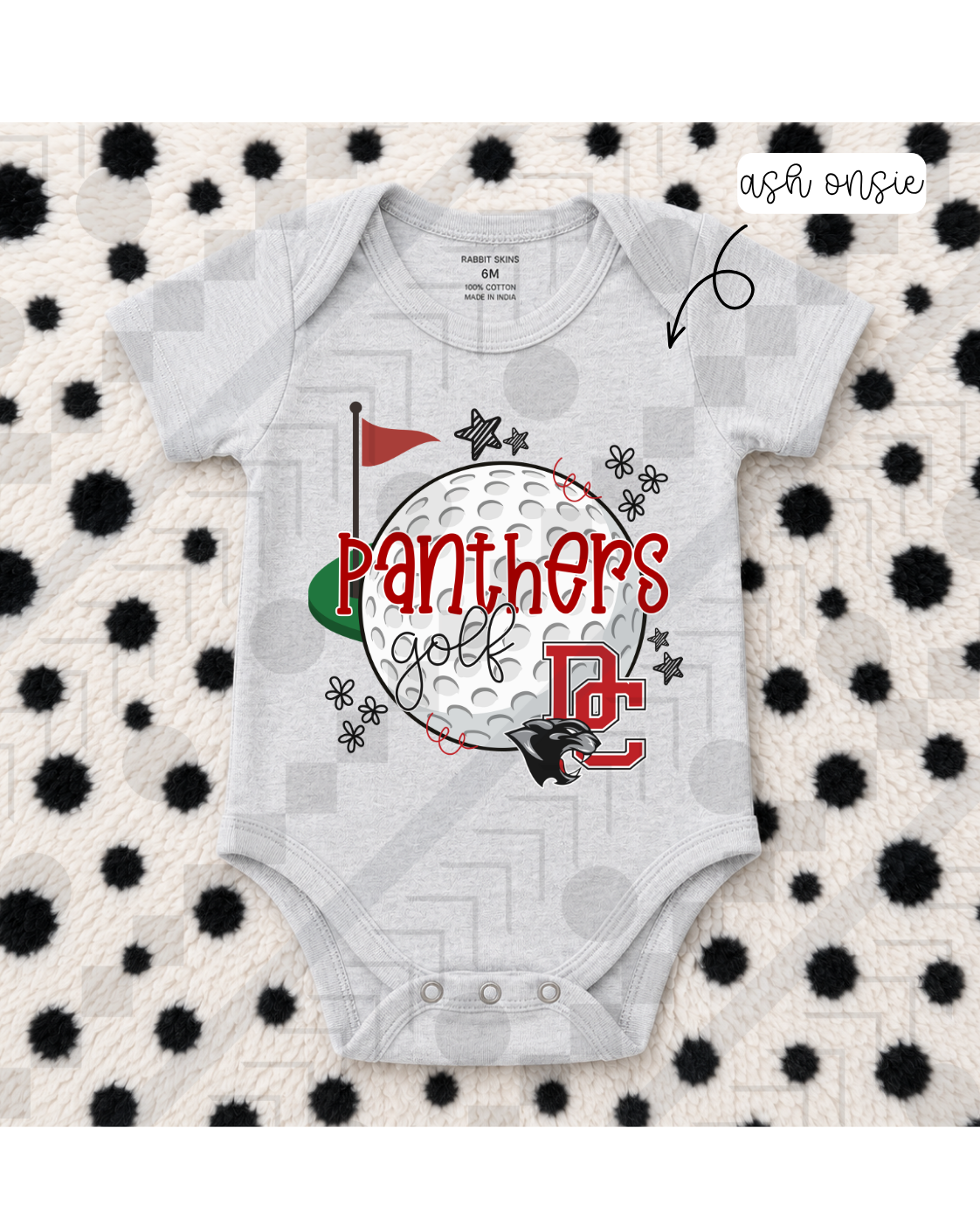 Girly Panthers Golf (Tee, Sweatshirt, or Long-Sleeve)